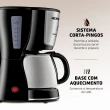 Cafeteira Mondial Dolce Arome 800W Preto/Inox 127V C-37-JI-30X